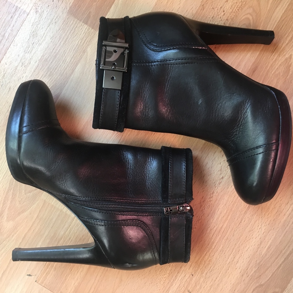 Tory Burch Leather Boots Women's 10